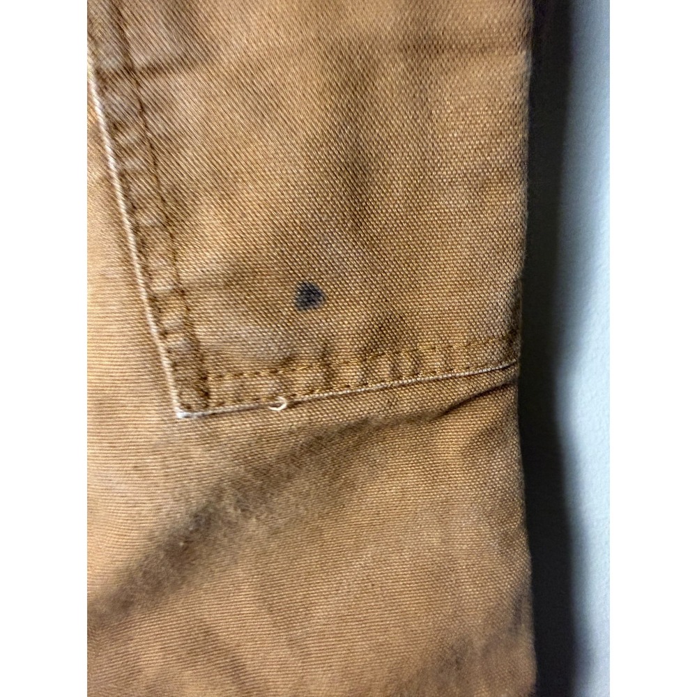 Vintage Round House Pants Mens 34x30 Double Front Canvas Carpenter Made In USA - Picture 4 of 7
